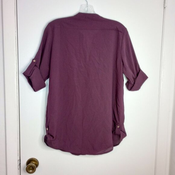 Calvin Klein Purple & Gold Tunic Top - Picture 7 of 9